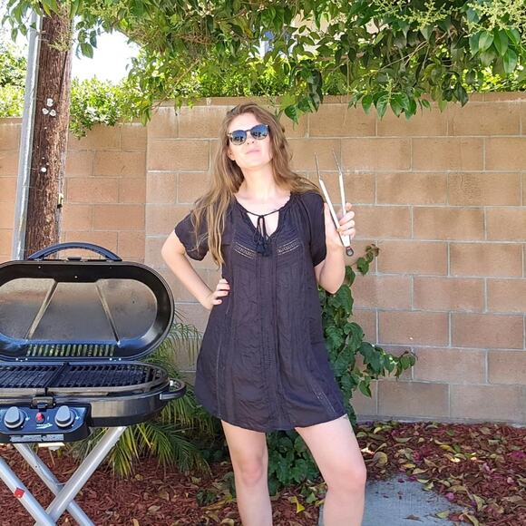 Amuse Society Black Swim Cover Up - Picture 2 of 10